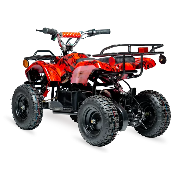 Rosso eQuad X Red Electric 4-Wheeler – Electric Scooters Wheel